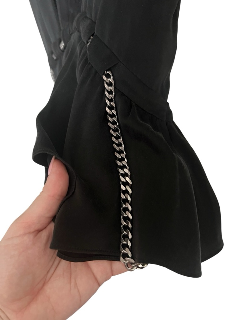 COACH Washed Silk Chain Dress (size 8) - Picture 8 of 14